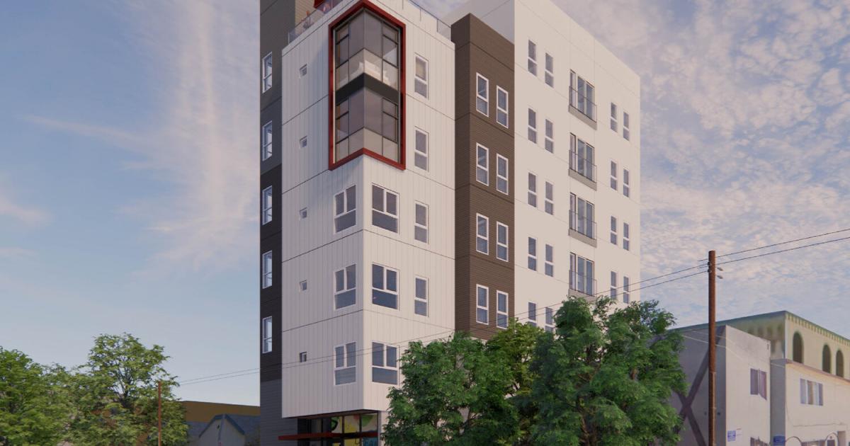 Skinny apartment building to replace 1920s house near USC 